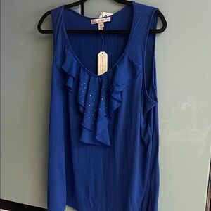 French Laundry Blue Ruffle Blouse……23